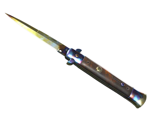 ★ Stiletto Knife | Case Hardened (Minimal Wear)