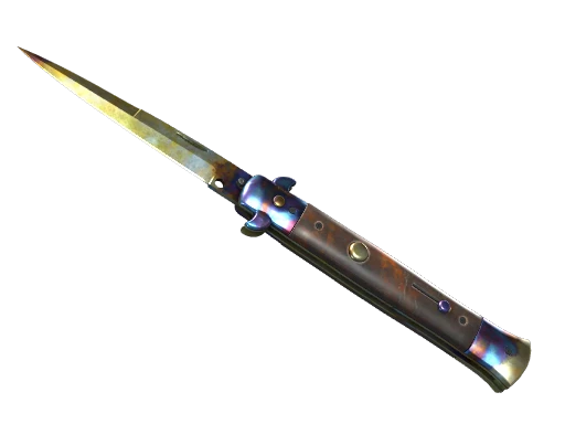 ★ Stiletto Knife | Case Hardened (Field-Tested)