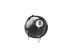 Sealed Graffiti | 8-Ball (Shark White)