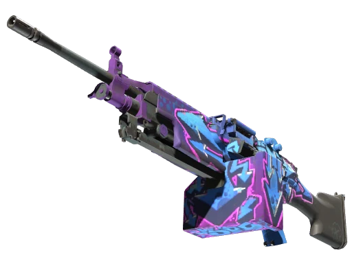 StatTrak™ M249 | Downtown (Minimal Wear)