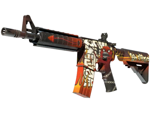 StatTrak™ M4A4 | Hellfire (Factory New)