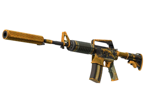M4A1-S | Golden Coil (Battle-Scarred)