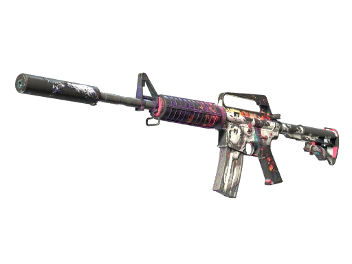M4A1-S | Vaporwave (Battle-Scarred)