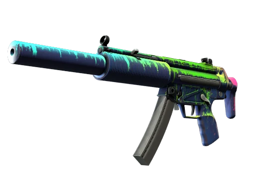 StatTrak™ MP5-SD | Phosphor (Minimal Wear)