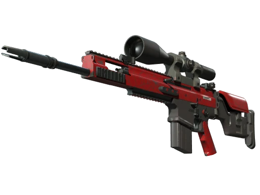 SCAR-20 | Crimson Web (Minimal Wear)
