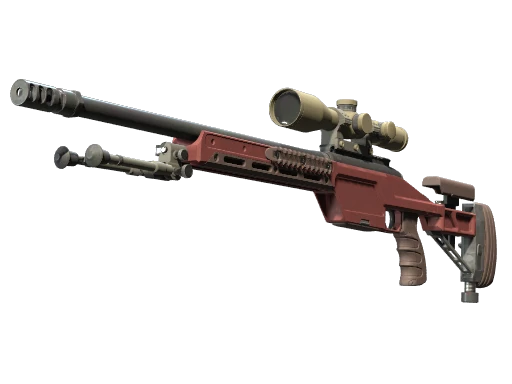 SSG 08 | Red Stone (Minimal Wear)