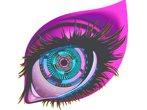 Sticker | Dystopian Gaze (Lenticular)