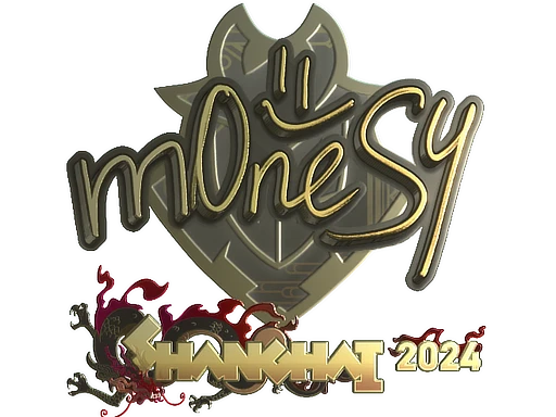 Sticker | m0NESY (Gold) | Shanghai 2024
