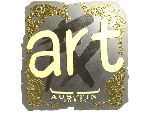 Sticker | arT (Gold) | Austin 2025