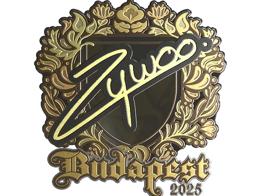 Sticker | ZywOo (Gold) | Budapest 2025