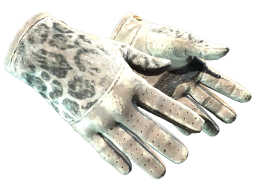 ★ Driver Gloves | Snow Leopard (Battle-Scarred)
