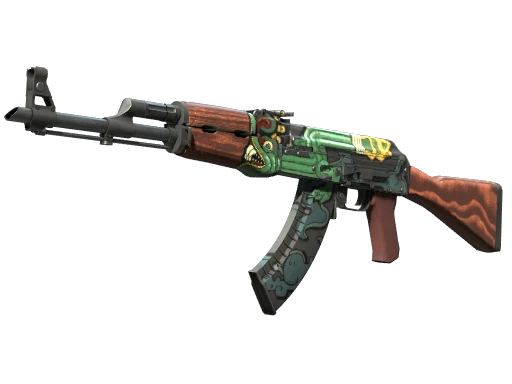 StatTrak™ AK-47 | Fire Serpent (Well-Worn)