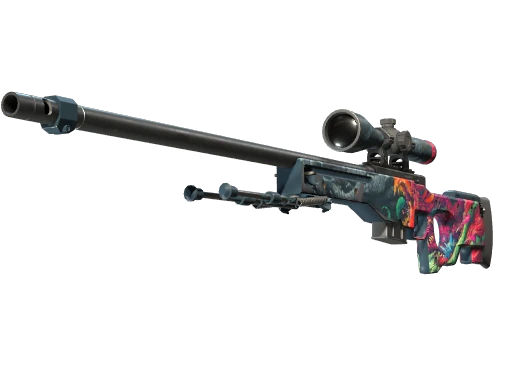 StatTrak™ AWP | Hyper Beast (Well-Worn)