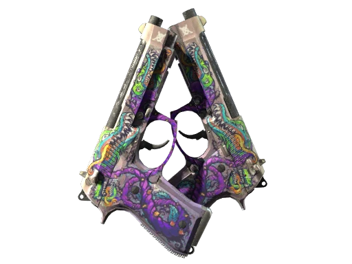 StatTrak™ Dual Berettas | Flora Carnivora (Field-Tested)