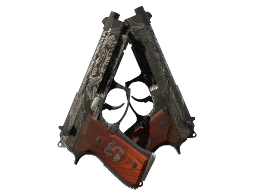 Dual Berettas | Dualing Dragons (Battle-Scarred)