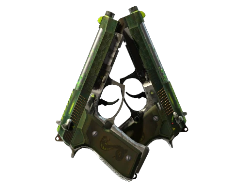 Dual Berettas | Cobra Strike (Battle-Scarred)