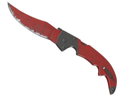 ★ Falchion Knife | Crimson Web (Field-Tested)