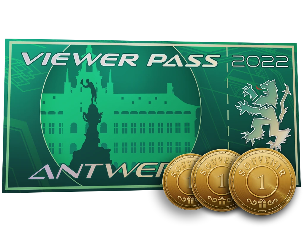 Antwerp 2022 Viewer Pass + 3 Souvenir Tokens