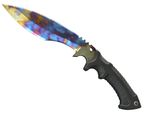 ★ Kukri Knife | Case Hardened (Well-Worn)
